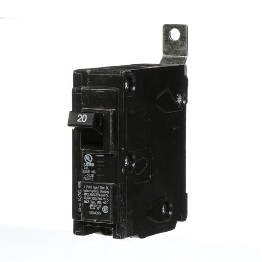 Siemens  1-Pole 20 Amp 120 Volt 10 K Circuit Breaker B120