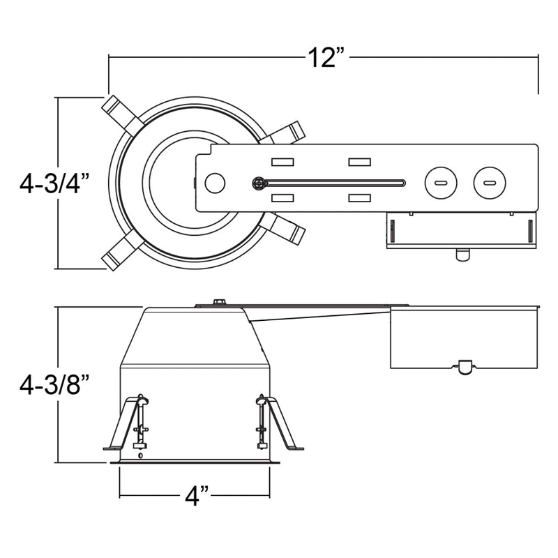 Load image into Gallery viewer, 4&quot; LED Shallow Can  Remodeling LD4RS
