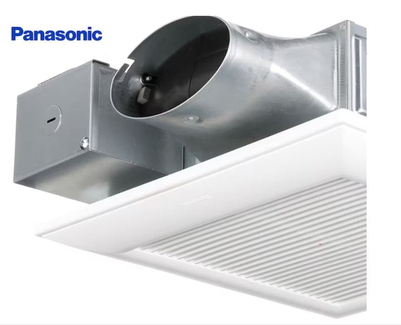 Load image into Gallery viewer, Panasonic WhisperValue 0.3-Sone 100-CFM White Bathroom Fan with Humidity Sensor, ENERGY STAR FV-0510VSC1
