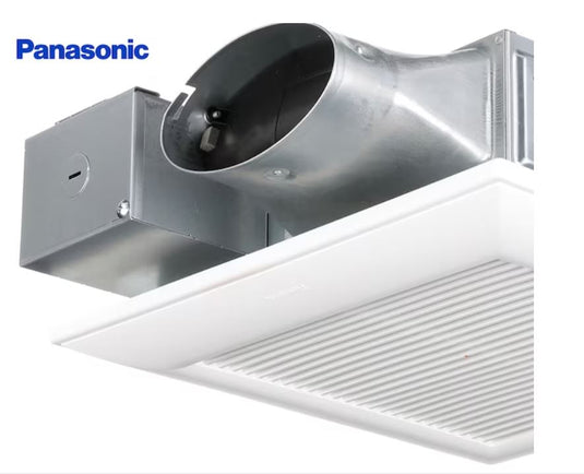 Panasonic WhisperValue 0.3-Sone 100-CFM White Bathroom Fan with Humidity Sensor, ENERGY STAR FV-0510VSC1