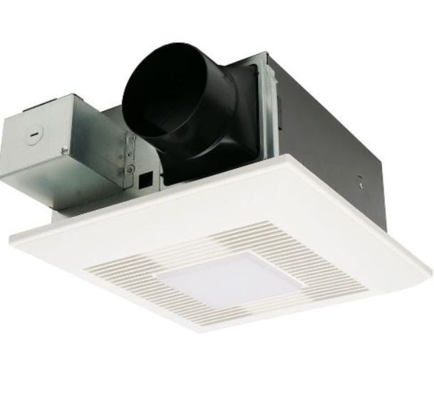 Panasonic WhisperFit DC Ventilation Fan 50-80-110 CFM Low Profile Ceiling Mounted Fan FV0511VFL1K