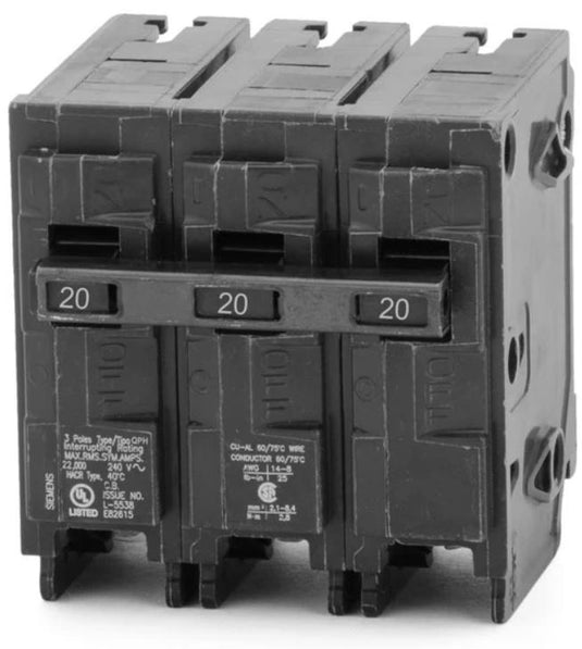 Siemens  3 Pole Circuit Breaker Q320H