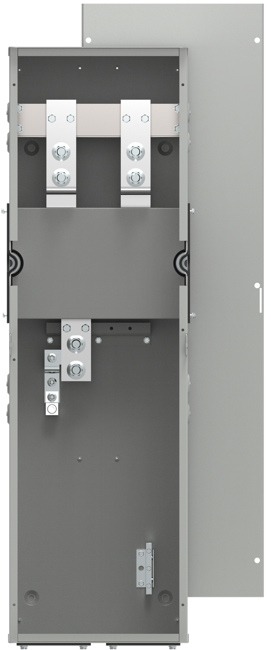 Siemens  120/240 VAC 400 Amp 1-Phase 3-Wire 100 kA Meter Center Tap Box Module WTB1400CU