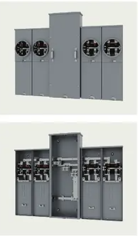 Siemens Uni-PAK 5-Gang 400 Amp Ring Style Multi-Family Metering WEPK4511