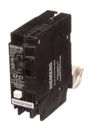 Siemens 15 Amp Molded Case Circuit Breaker Plug-In 15 Amp 1 Pole - 120 Volt QF115